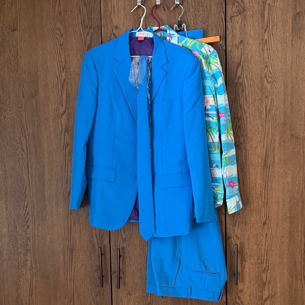 OppoSuits Vibrant Blue Men's Suit
